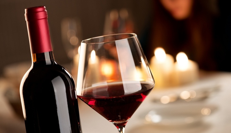 Wein und Weinglas